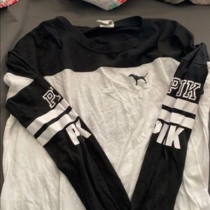 Open back quarter sleeve PINK t shirt